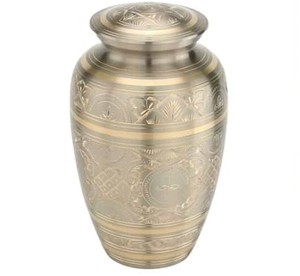Urne funéraire antique pour la maison cendres humaines stockage en étain en aluminium personnaliser la couleur Design moderne urne funéraire en métal fournitures funéraires - Product Image 6
