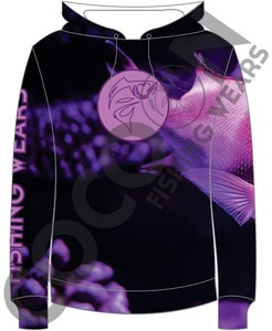 เสื้อฮู้ดดี้แบบกำหนดเองสำหรับ OEM ป้องกันแสงแดด UPF 50+ แห้งเร็ว เหมาะสำหรับตกปลา แขนยาว พิมพ์ลายแบบ Sublimation สำหรับกีฬากลางแจ้ง - Product Image 1
