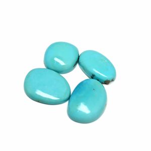 Piedras preciosas sueltas de alta calidad, cabujón turquesa de Arizona Natural, proveedor mayorista de forma de mezcla suave - Product Image 4
