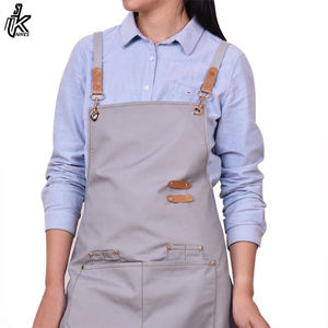 Toile délavée, bretelles en cuir marrons et en coton, tabliers de Salon, pour barbier, travail, 2019 - Product Image 3