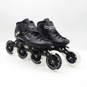 品牌 Skataing 鞋 pu轮 100/110/125毫米碳纤维速度溜冰鞋专业