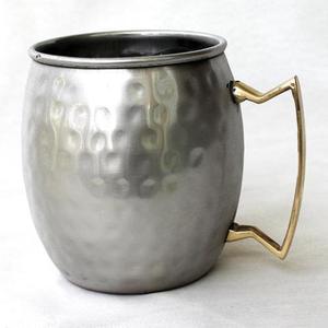 Taza de cobre con mango de caballo de mar dorado, producto personalizado, venta al por mayor - Product Image 4