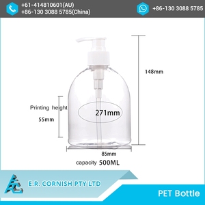 New Arrival 300 ml 500 ml Superb Quality PET Hand Sanitizer Foam Plastic Bottle Spray Pump Plastic Bottles - Product Image 4