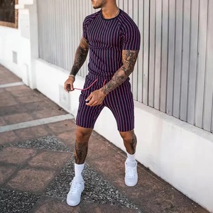 Nouvelle Collection 2026 : Ensemble Short et T-shirt avec Dernières Couleurs Imprimées, Rayures et Logo Personnalisé - Product Image 6