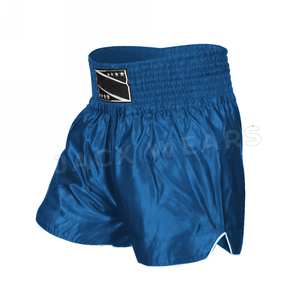 Pantalones cortos de boxeo muay thai, shorts de lucha elásticos personalizados, 100 poliéster, venta al por mayor - Product Image 2