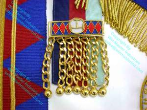 Delantal de regalia masónica, el mejor grand logia, Arco Real - Product Image 3