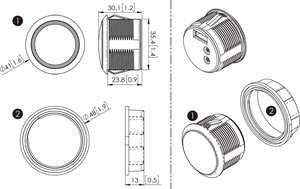 Interrupteur infrarouge sans contact DC10-24V IP54 étanche avec capteur IR, portée de détection de <span class=keywords><strong>3</strong></span> à 10 cm et configuration de la durée d'ouverture - Product Image 5