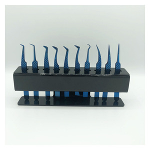 คลิปหนีบขนตาปลอมมีความแม่นยำสูงคลิปหนีบสีทองแบบหนาเจ็ดคำสำหรับการต่อขนตา - Product Image 2