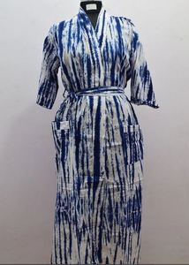 Nueva llegada mujeres Casual Beach Cardigan Floral manga gasa Kimono Rube - Product Image 2