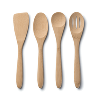 Cuillère en bois de haute qualité-cuillère en bois personnalisée logo du client prix compétitif accepté vente en gros
