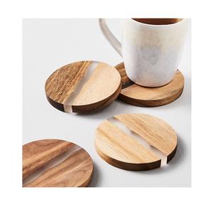Juego de posavasos de madera de diseño clásico Juego de posavasos de vidrio de tamaño personalizado de calidad superior a precios asequibles - Product Image 4
