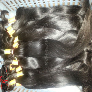 Vente en gros, cheveux indiens Remy, 100% cheveux naturels, vierges crus, non traités, qualité supérieure, vente en gros - Product Image 3