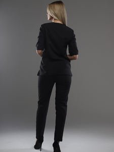 Pantalones de mujer "Koketka" Pantalones negros para damas - Product Image 4