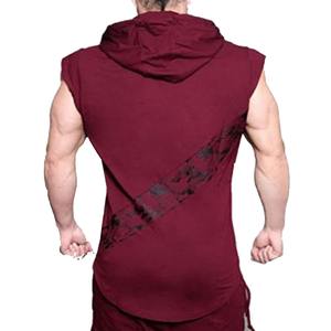 Men's Sleeveless Gym stringer Vest OEM Blank Customizable Embroidery Solid Color Bodybuilding Fitness Men Y-back Tank Top - Product Image 2