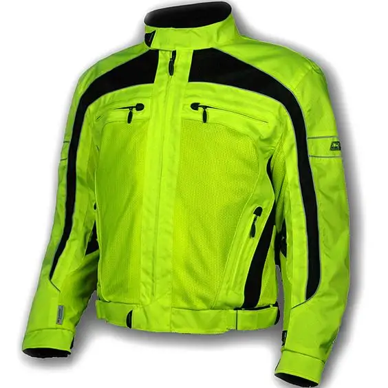 Текстильная армированная мотоциклетная куртка сетка/материал Cordura характеристики безопасности включают <span class=keywords><strong>CE</strong></span> утвержденный съемный доспех на плечах, локтях