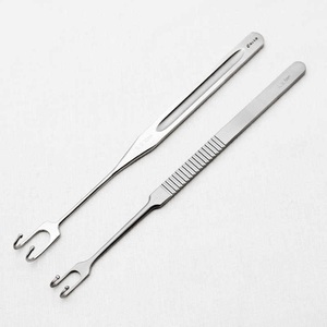 Retractor de Piel Freer con Gancho de Acero Inoxidable, Instrumento Quirúrgico Veterinario Manual - Product Image 3