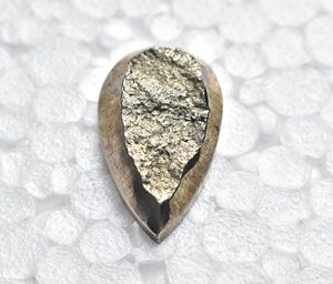 Cabujones de pirita de oro de calidad superior, cabujones de Piri de oro Apache, con piedras preciosas - Product Image 4