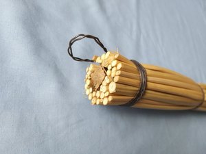 Balai en paille souple, balai en herbe avec manche en plastique - Product Image 3