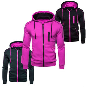 Sudaderas con cremallera para hombre con logotipo personalizado, precio al por mayor, ropa de calle de talla grande, sudaderas con cremallera para hombre con logotipo personalizado - Product Image 6