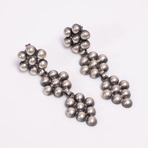 Newest Designer Children's 925 Sterling <b>Silver</b> Vintage Fashion Drop Earrings Black Oxidized <b>Beads</b> Stylish Jewelry Gift for - Product Image 1