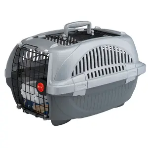ATLAS DELUXE 20 OPEN Cat and dog carrier 37,4 x 57,6 x h 33 cm Grey