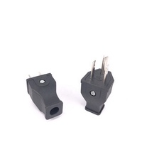 Amerikanischer 3-Poliger 15A Stecker-Einsatz USA 5-15P Stecker Männlicher Anschluss DIY Zerlegbarer Typ B Netzstecker