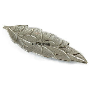 Haute Qualité Or Aluminium Feuille Plateau De Service Classique Indien Élégant À La Main Plateau En Gros Plat Décoratif - Product Image 4