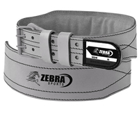 Ceinture de musculation réglable en cuir de vache véritable pour hommes et femmes, soutien pour la musculation, entraînement physique, durable, ZEBRA