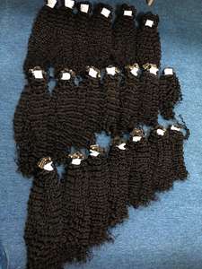 Cheveux vierges à cuticule alignée un donneur crépus bouclés trame de cheveux vietnamiens Remy traités à la vapeur chaude de haute qualité - Product Image 4