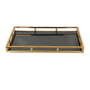 Plateau de service rectangulaire miroir, design personnalisé, fait main, élégant et classique, vente en gros, NOUVEAU WEDDING WORLD MST (101) - Product Image 6