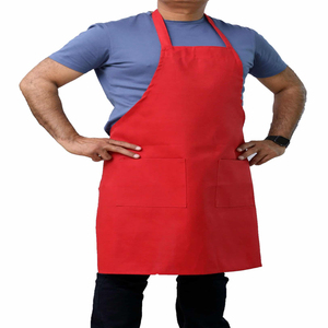 red cotton aprons at <b>cheap</b> price - Product Image 5