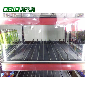 Orio Chine TOP 10 Séparateurs de réfrigérateur de haute qualité en ABS noir écologique, organisateur de boissons, glissières de réfrigérateur à roulettes par gravité - Product Image 6