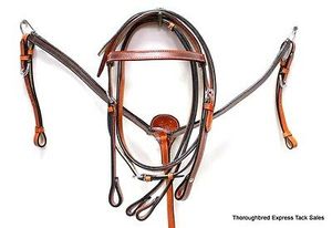 Ensemble de selle anglaise durable de qualité supérieure pour baril de course Western Horse Tack différentes couleurs et tailles 14 '-18' en cuir véritable - Product Image 6