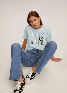 Camiseta Personalizada Lisa, Extra Grande, de Manga Corta, 100% Algodón, Color Sólido, para Mujer - Product Image 2