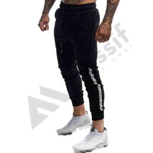 กางเกงวอร์มออกกำลังกายแบบลำลองของผู้ชายกางเกงวิ่งจ๊อกกิ้งเข้ารูปเอวสูงผ้าฝ้ายแบบมีเชือกผูก - Product Image 2