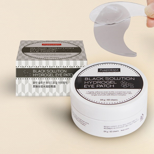 แผ่นมาส์กใต้ตาไฮโดรเจล [PUREDERM] Black Solution ลดรอยคล้ำใต้ตา ต่อต้านริ้วรอย - Product Image 2