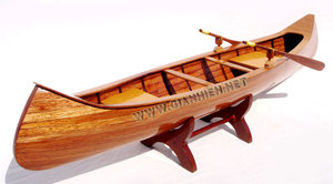 สาวอินเดียเรือแคนูไม้รุ่นเรือ-ไม้หัตถกรรมรุ่น - Product Image 4