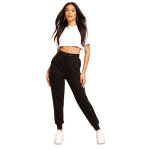 <b>Women</b> Solid Color <b>Jogger</b> Track Cotton Made Clothes <b>Women</b> Cotton <b>Fleece</b> Color Block Trousers <b>Women's</b> Sweatpants - Product Image 2