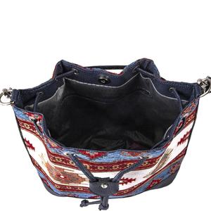 กระเป๋าสะพายไหล่ดีไซน์แบบตุรกีตุรกีสีฟ้า - Product Image 3