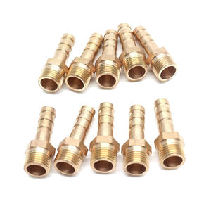 Conector de boquilla de manguera de latón personalizado, accesorios roscados - Product Image 1