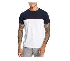 Alta calidad colorido hombres casual 100% hombres camiseta manga corta - Product Image 2
