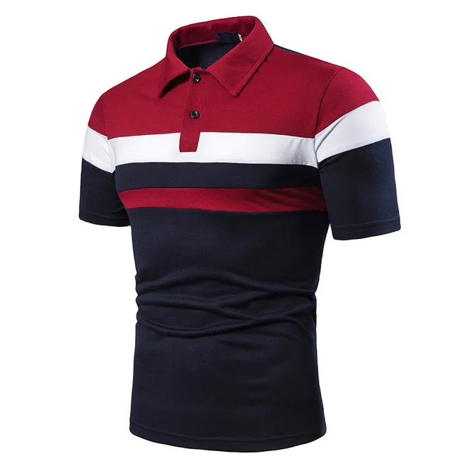 Top trending fashionable new arrival ODM most popular Polo Shirts Short Sleeve Street wear factory price Men Polo Shirts
