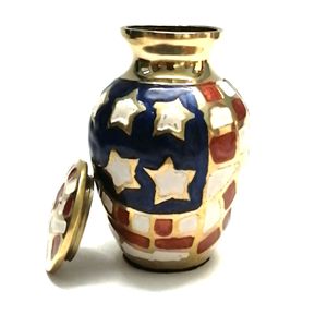 Norne — petit drapeau américain, fournitures d'incrustation, décoration licorne - Product Image 5