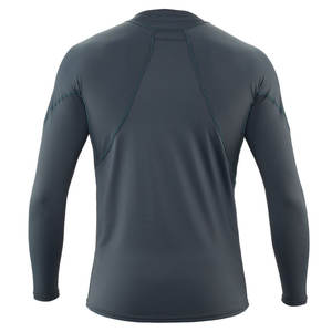 เสื้อ Rash Guard สำหรับผู้ชายแขนยาวดีไซน์ระบายอากาศได้ดี2022โลโก้ตามสั่ง - Product Image 3