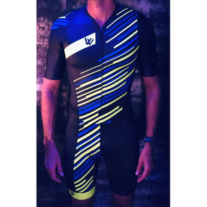 ชุดไตรกีฬาปั่นจักรยานแบบสั่งทำ,ชุดไตรกีฬาแบบระเหิดชุดปั่นจักรยานปรับแต่งได้ - Product Image 3