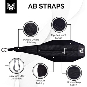 Correas Ab colgantes Unisex personalizadas con accesorio de barra de tracción para la construcción muscular de Fitness y soporte de entrenamiento - Product Image 2