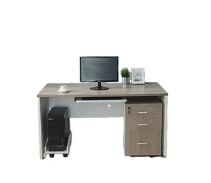 Стол письменный простой в сборе со стальной рамой для дома и офиса, небольшая рабочая станция для учебы, промышленный стиль, стол для ПК и ноутбука