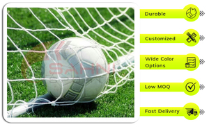 Filet de but de football ProShield UV résistant aux intempéries, filet de but de football MaxKnot tressé en PP, filet de football UltraGuard tressé en PP - Product Image 3
