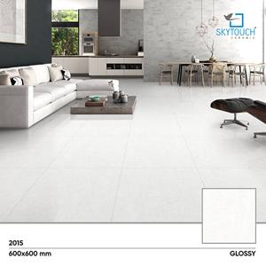 Carrelage en porcelaine poli 600x600 mm de fabricant leader, style de design moderne, très populaire pour les villas et les salles à manger - Product Image 4