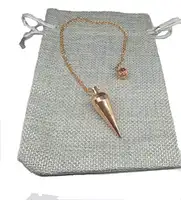 Wholesale Metal Pendulum Copper Plated Dowsing Pendulum for Professional Dowsers & Dowsing Tool